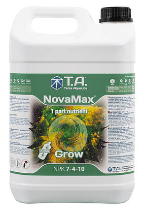 Добриво для гідропоніки Nova Max Grow 5л Terra Aquatica (Flora Nova GHE), фото 1