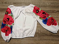 Блуза вышиванка для девочки. 140-158 р.