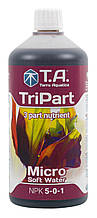 Добриво для гідропоніки Terra Aquatica Tripart Micro (Flora Micro GHE) Soft Water 1л
