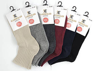 Жіночі медичні шкарпетки Kardesler з послабленою резинкою в рубчик, розмір 36-40 12 пар/уп.