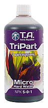 Добриво для гідропоніки Terra Aquatica Tripart Micro (Flora Micro GHE) Hard Water 1л