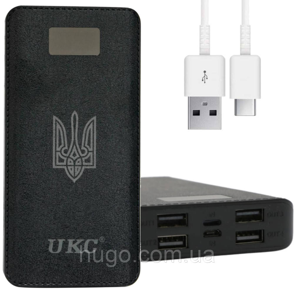 Повербанк на 50000 мАг, 4хUSB / Зовнішній акумулятор для зарядки / Універсальний Power Bank, фото 1