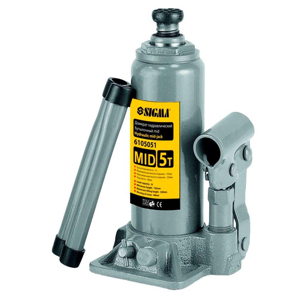 Домкрат гідравлічний пляшковий mid 5 т H 185-355мм SIGMA (6105051)
