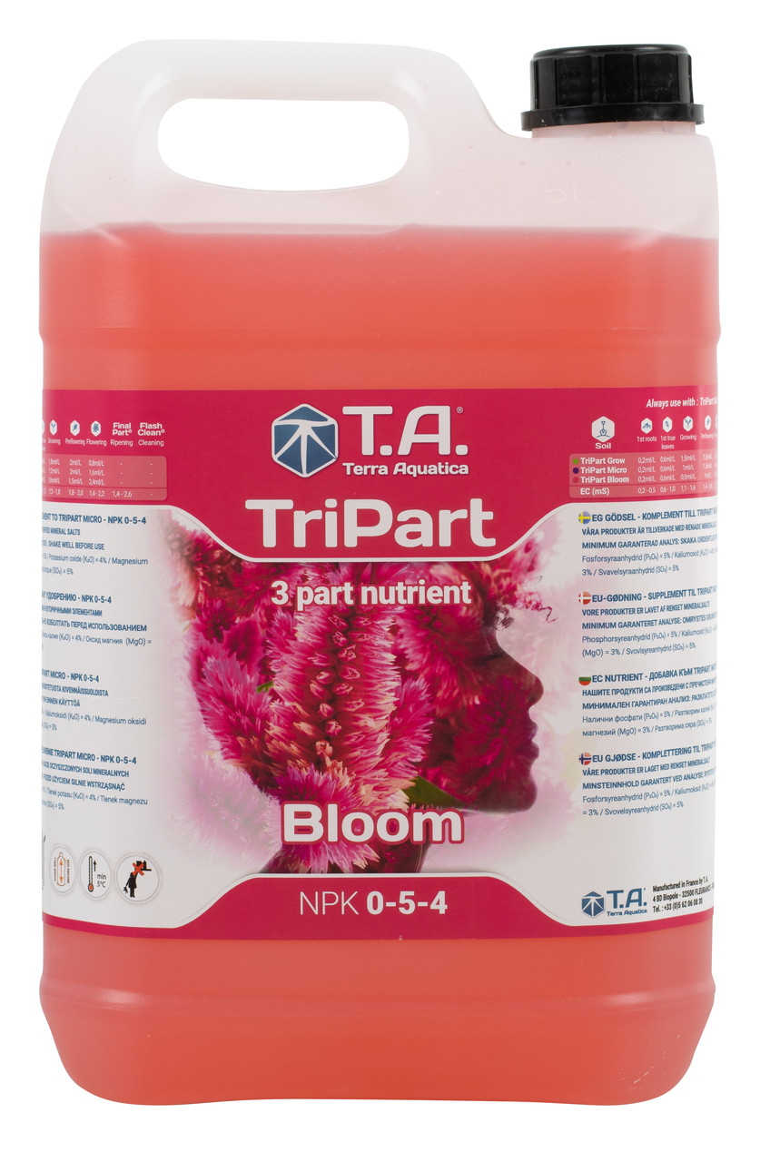 Добриво для гідропоніки Terra Aquatica Tripart Bloom (Flora Bloom GHE) 5л