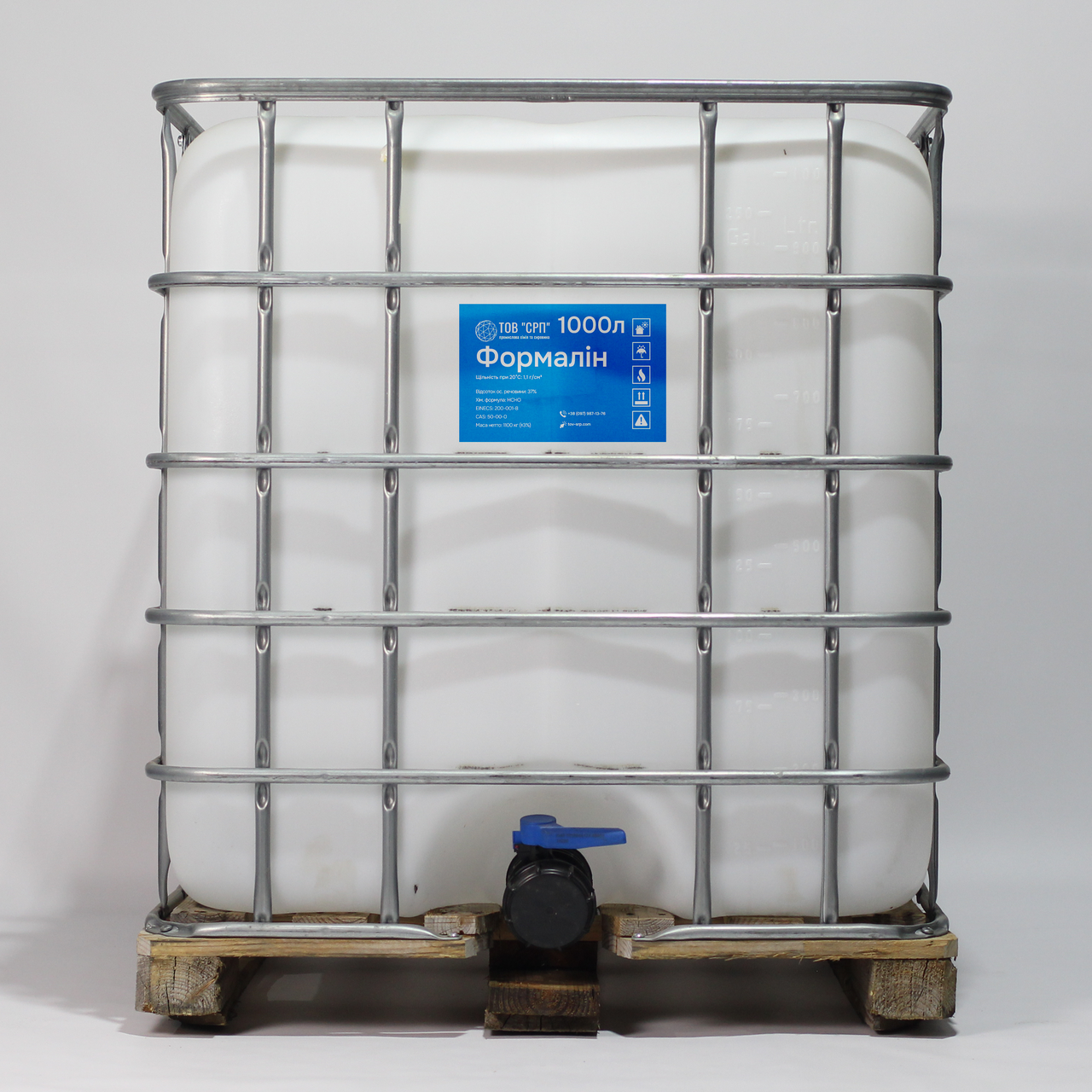 Формалін 37% в єврокубах 1100 кг