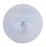 Миска пластикова 4.5 літра з прозорою кришкою Ø 28 см h=11 см (Dunya plastik), фото 3