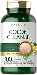 Детокс для очищення товстої кишки з трав і клітковини Carlyle Herbal & Fiber Colon Cleanse Detox 300 капс.