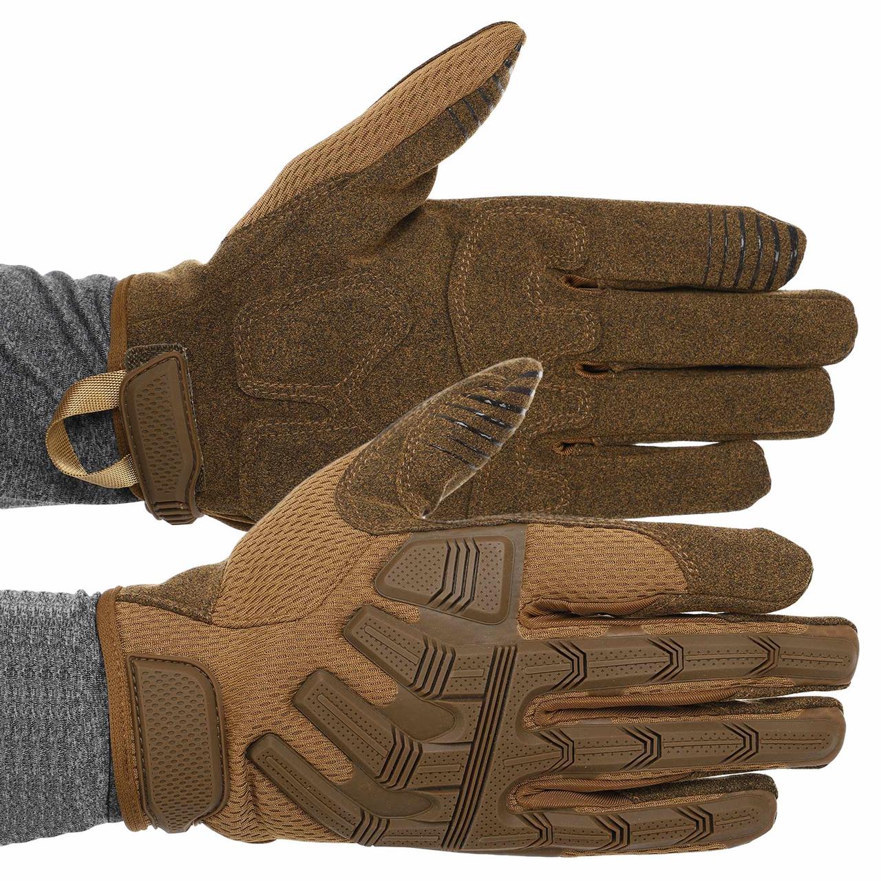 Рукавички тактичні повнопалі Military Rangers BC-9875-3 (М-2XL, хакі)