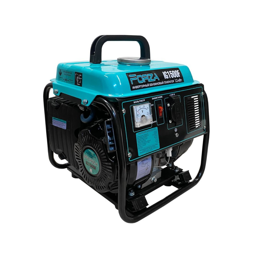 Генератор інверторний бензиновий FORZA IG1500F 1.3/1.4 кВт з ручним запуском