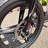 Велосипед дитячий двоколісний 14 дюймів (магнієва рама, дискові гальма) Lanq Infinity WLN1446G-3, червоний, фото 9