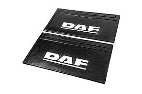 Бризковик задній DAF 650x350mm рельєфний напис (ЦІНА ЗА 2 ШТ)