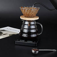 Электронные кофейные весы Coffee Scale высокоточные 0.1 гр мин. / 3000 гр макс. (3 кг) с аккумулятором 400 mAh