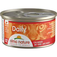 Консервированный корм для котов Almo Nature (Альмо Натюр) Daily Menu Cat кусочки в соусе с говядиной 85 г