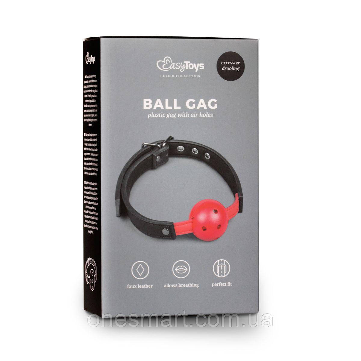 Капелюх Ball Gag With Red Easytoys
