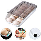 Контейнер для зберігання яєць 14 шт, Egg storage box / Лоток для яєць / Органайзер для яєць у холодильник, фото 4