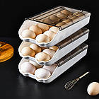 Контейнер для зберігання яєць 14 шт, Egg storage box / Лоток для яєць / Органайзер для яєць у холодильник, фото 8