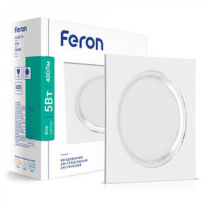 LED світильник Feron AL527-S 5W 4000К білий 7260, фото 1