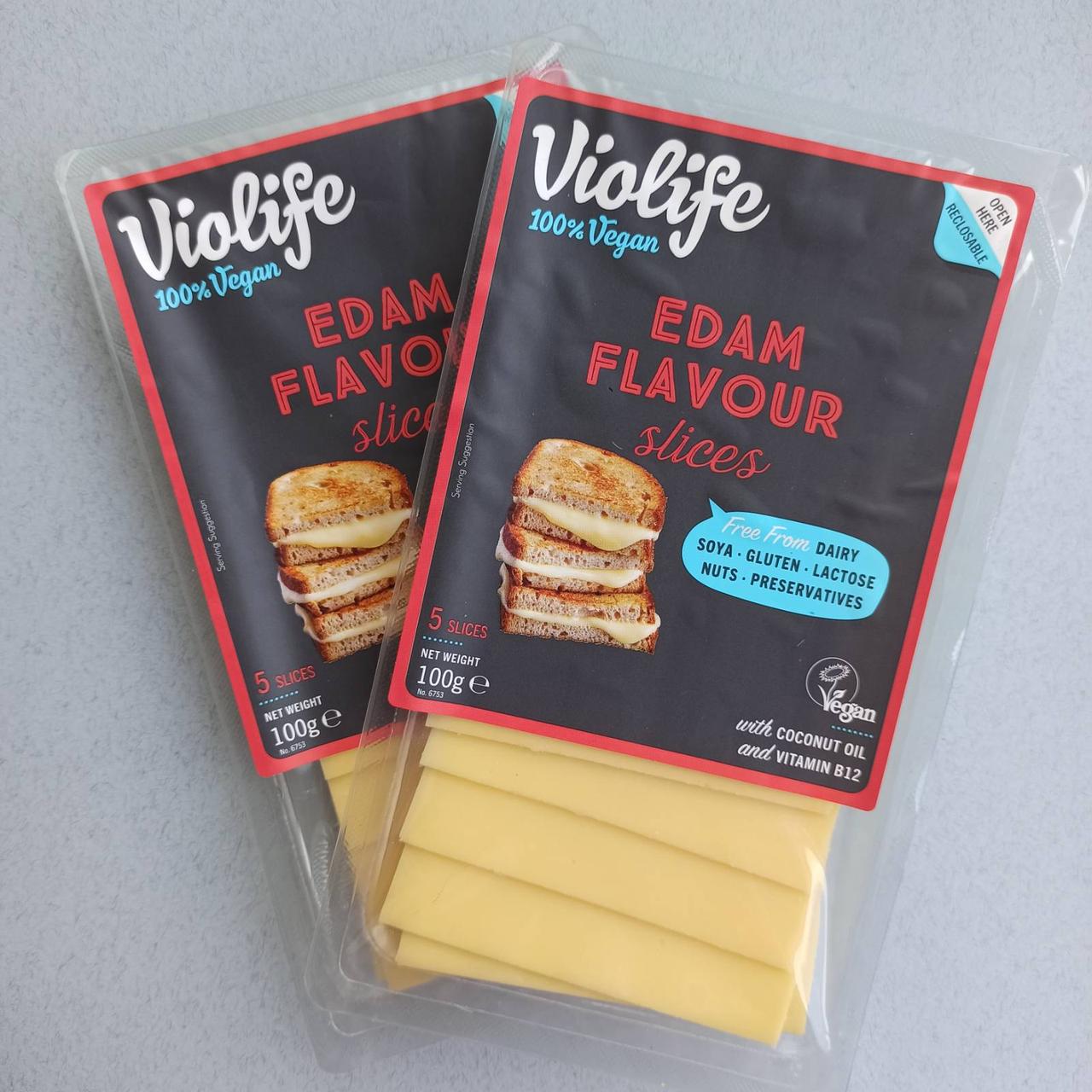 Веган Сир VioLife Слайс Едам 100 г, фото 1