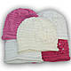 ОПТ Комплект — шапка та шарф для дівчинки, Grans (Польща), утеплювач фліс, A642F (5 шт./набір), фото 5