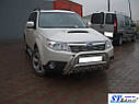 Кенгурятник WT002 (нерж.) для Subaru Forester 2008-2013 рр, фото 2