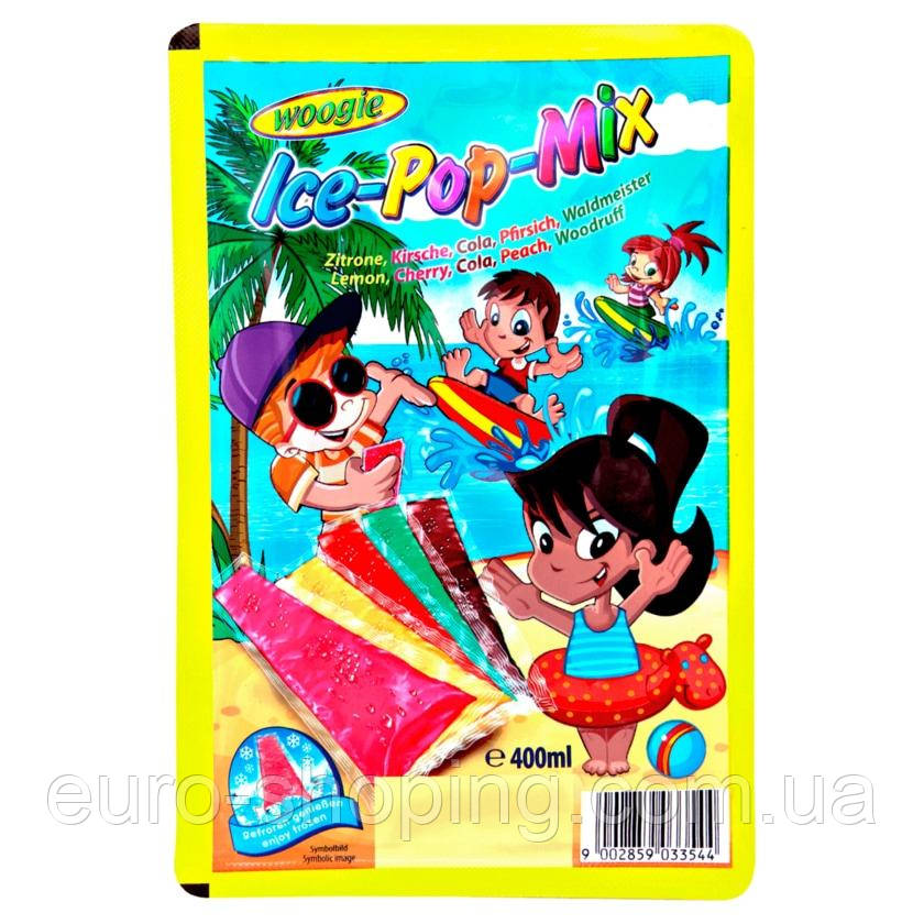Морозиво Woogie Ice Pop Mix в 10 тубах 400 мл Австрія