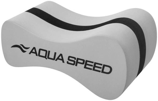 Колобашка для плавання Aqua Speed Wave Pullbuoy сіра 22,5 x 8 x 10 см, фото 2