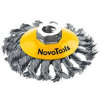 Диск.щетка жгут.пров. 125 М14х2 сталь NovoTools NTBWB12514ST