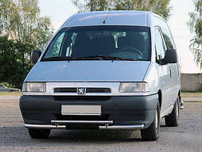 Передній захист ST009 (нерж) 60 мм для Peugeot Expert 1996-2007 років