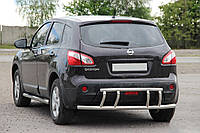 Задняя дуга AK011 (нерж.) для Nissan Qashqai 2010-2014 гг