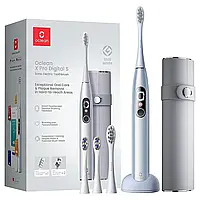 Электрическая зубная щетка Oclean X Pro Digital Set Glamour Silver