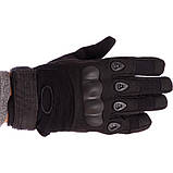 Рукавиці тактичні повнопалі OAKLEY BC-4623-2 (M-2XL, чорний), фото 2