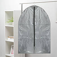 Чехол на вешалку для одежды Серый "AI JIA - Garment bag" 87х60 см, чехол для вещей (чохол для одягу) (GK)