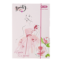 /Папка для праці BEAUTY картонна на гумці А4+ (300*212*28 мм) KIDS Line