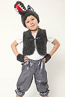 Детский карнавальный костюм Волка для мальчика, на рост 98 см (3-4 года)