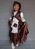 Детский карнавальный костюм Баба Яга для девочки, на рост 98 см (3-4 года)