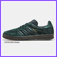 Кроссовки мужские Adidas Gazelle green / кеды Адидас Газели зеленые