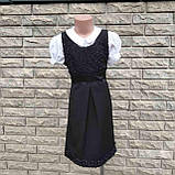 Сарафан шкільний з трояндами, фото 2