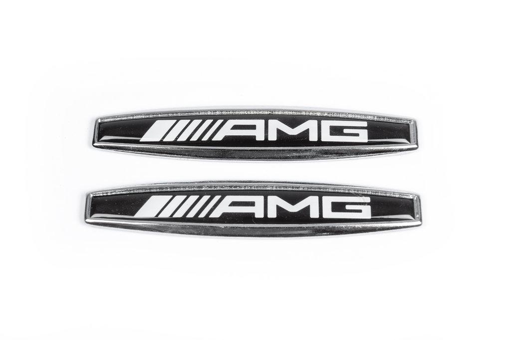 Наклейки на крылья (2 шт, металл) AMG для Mercedes Sprinter 1995-2006 гг - фото 6 - id-p1936446104