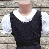 Сарафан шкільний з трояндами, фото 4