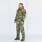 Зимовий тактичний костюм Мультикам, комплект бушлат на флісі та синтепоні+утеплені штани, фото 2