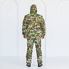 Зимовий тактичний костюм Мультикам, комплект бушлат на флісі та синтепоні+утеплені штани, фото 4