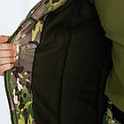 Зимовий тактичний костюм Мультикам, комплект бушлат на флісі та синтепоні+утеплені штани, фото 8