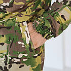 Зимовий тактичний костюм Мультикам, комплект бушлат на флісі та синтепоні+утеплені штани, фото 5