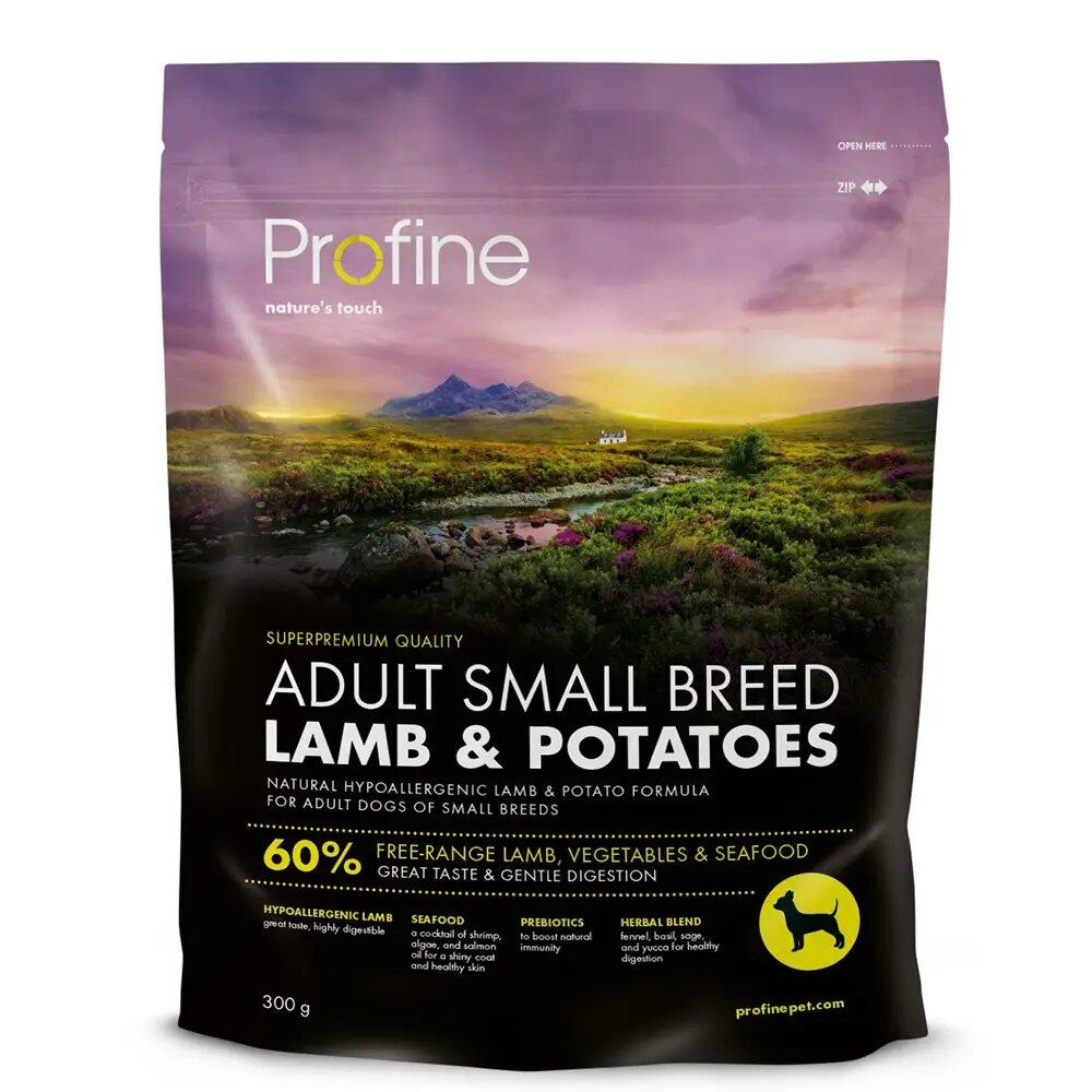 Сухий корм для малих порід собак з ягням Profine Dog Adult Small Lamb & Potatoes 300 г