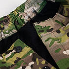 Зимовий тактичний костюм Мультикам, комплект бушлат на флісі та синтепоні+утеплені штани, фото 10