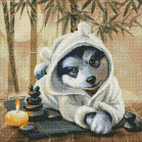 Алмазна мозаїка/вишивка Час для релаксу 40*40 см Ідейка AMO 7370