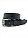 Чоловічий шкіряний ремінь Weatro 3,8 х 125 см Чорний ua-38mkr-0023-4, фото 3