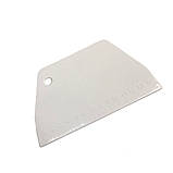 Шпатель кондитерський пластиковий трапеція 15 см, фото 2