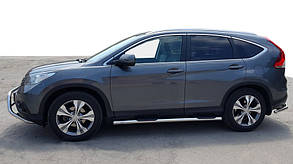 Бічні труби BB002 (2 шт., нерж) для Honda CRV 2012-2016 рр