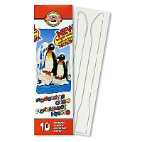 Пластилин "Пингвины", стеки, карт.уп., 200г., 10 к
